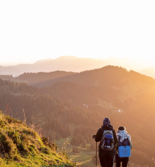 mountain, sunrise, sun