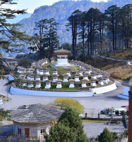 dochula pass, monument, stupa